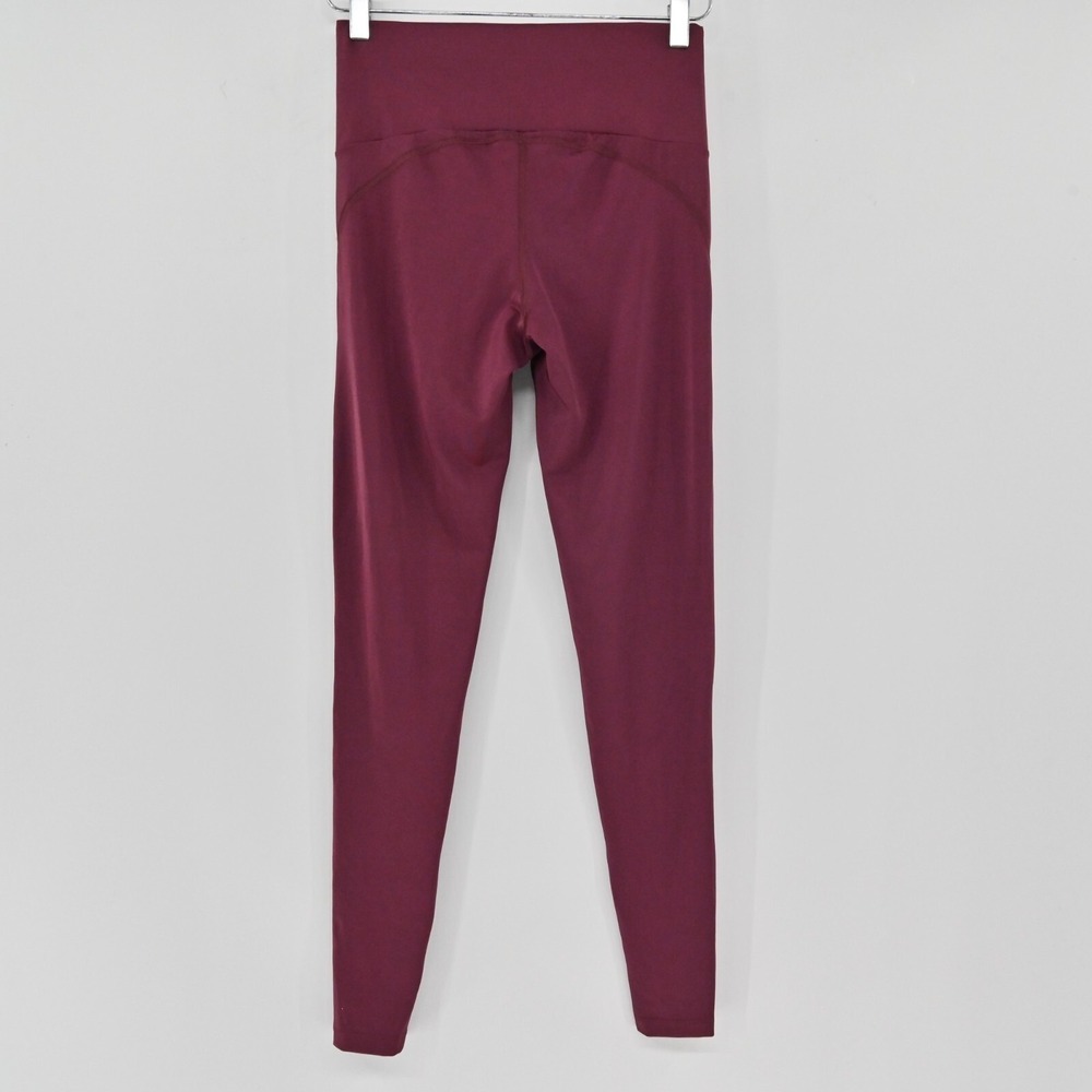 Maaji Vienna Balcony Dazeful Leggings Womens Size M Burgundy Activewear Yoga Gym - Picture 2 of 12